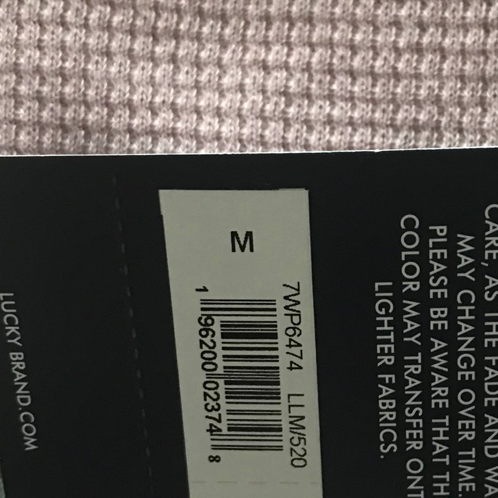 Lucky Brand Pink Floral Henley (NWT) - Picture 12 of 14